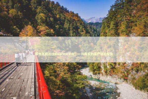 那些年我追过的safew平台：一份真实的用户体验报告 IT技术